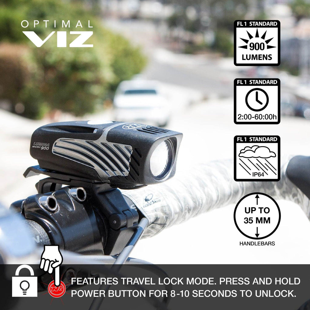 NiteRider Lumina Micro 900 and Vmax+ 150 Combo Light (Black) | Cycling Gears Hub