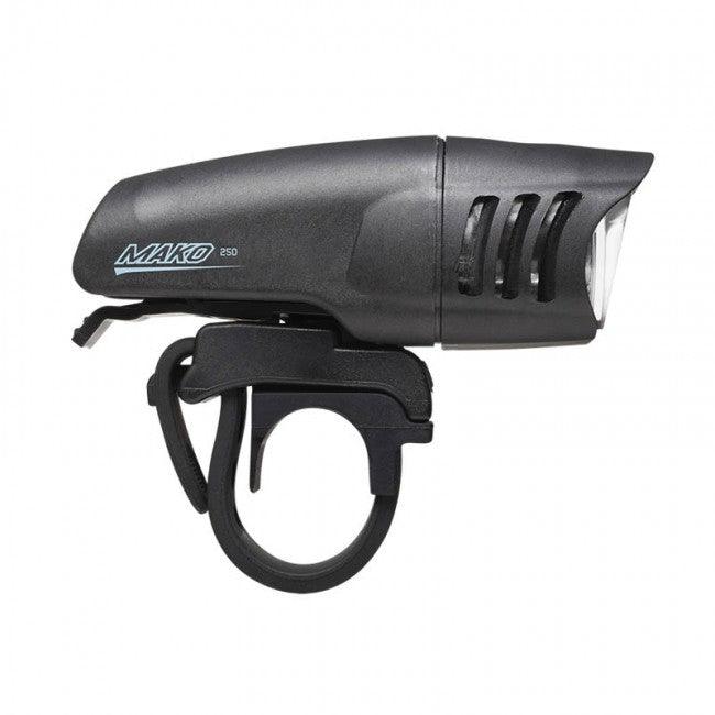 NiteRider Mako 250 Front Light (Black) | Cycling Gears Hub - Cycling Gears Hub