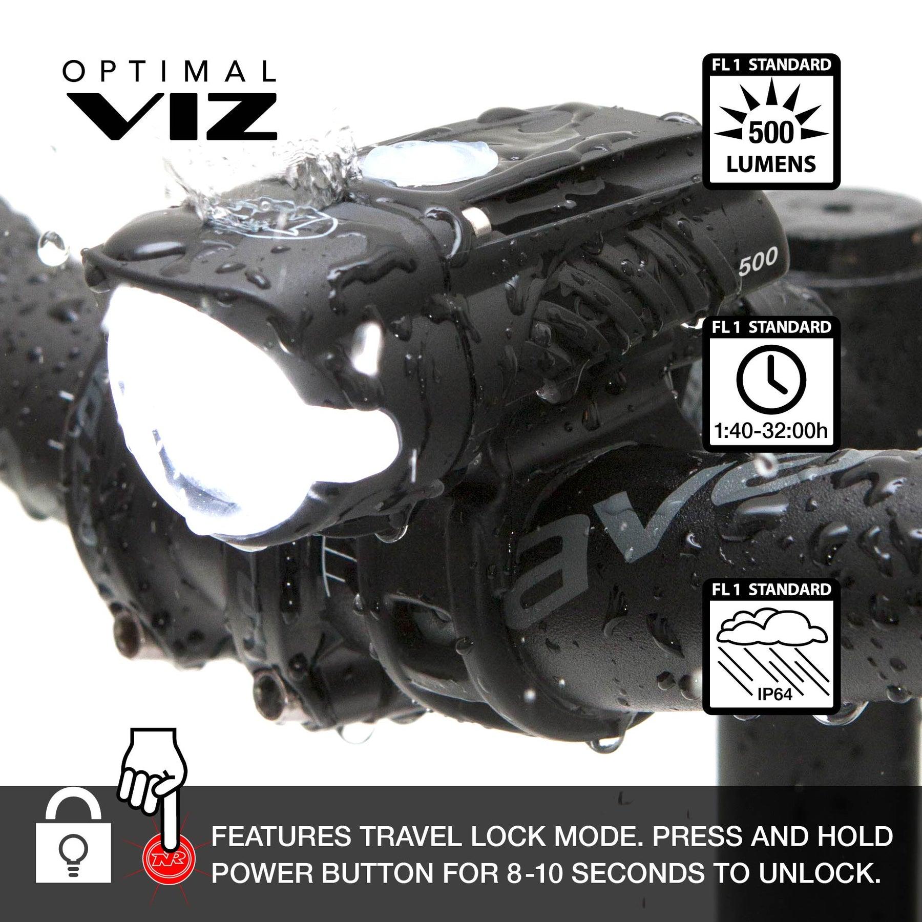 NiteRider Swift 500 and Vmax+ 150 Combo Light (Black) | Cycling Gears Hub