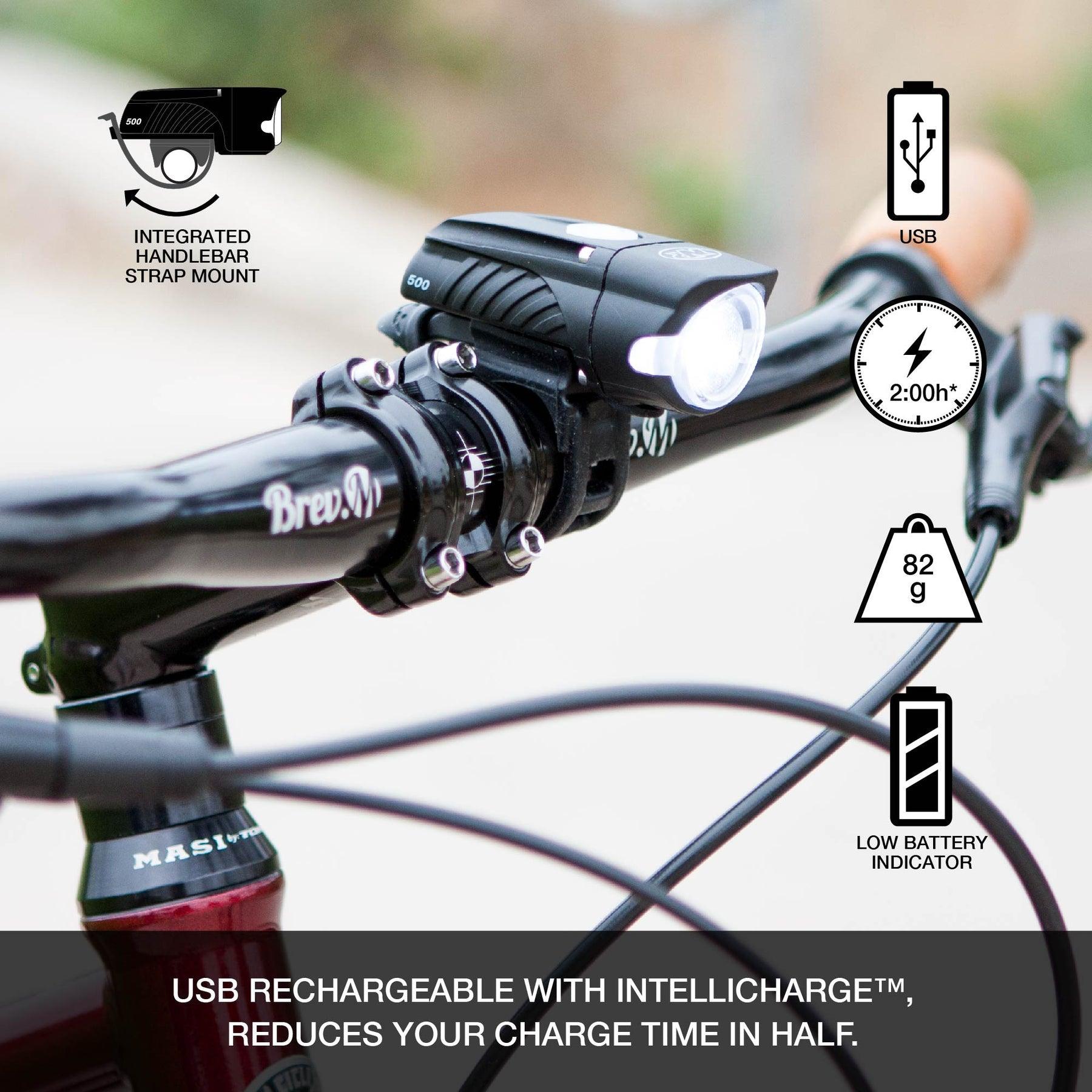 NiteRider Swift 500 and Vmax+ 150 Combo Light (Black) | Cycling Gears Hub