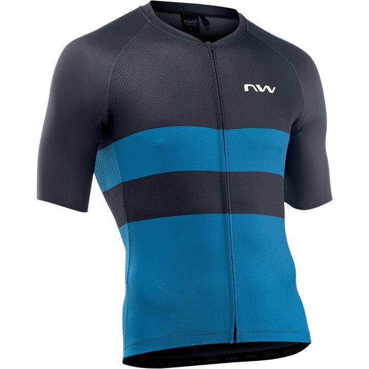 Northwave Blade Air Mens Cycling Jersey (Black/Blue) | Cycling Gears Hub