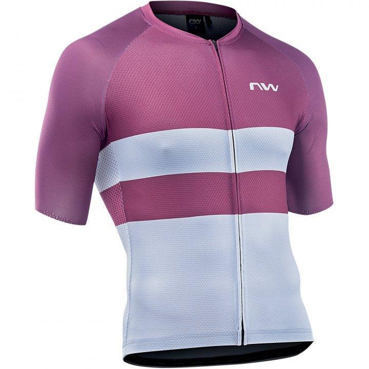 Northwave Blade Air Mens Cycling Jersey (Plum/Grey) | Cycling Gears Hub