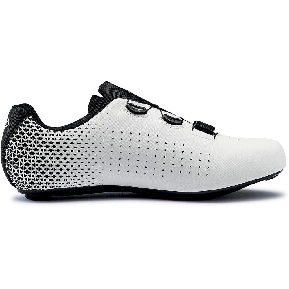 Northwave Core Plus 2 Road Cycling Shoes (White/Black) | Cycling Gears Hub