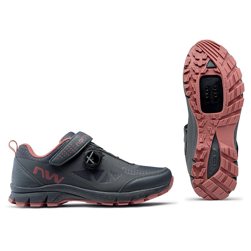 Northwave Corsair MTB Women's Cycling Shoes (Anthra/Pink) | Cycling Gears Hub