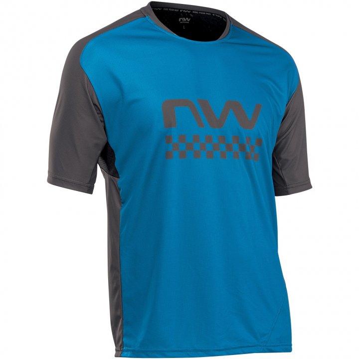 Northwave MTB Edge Mens Cycling Jersey (Blue/Black) | Cycling Gears Hub