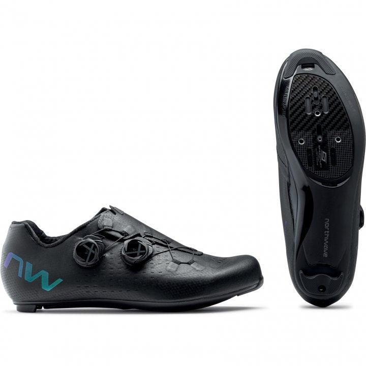 Northwave Extreme GT 3 Road Cycling Shoes (Black/Iridescent) | Cycling Gears Hub