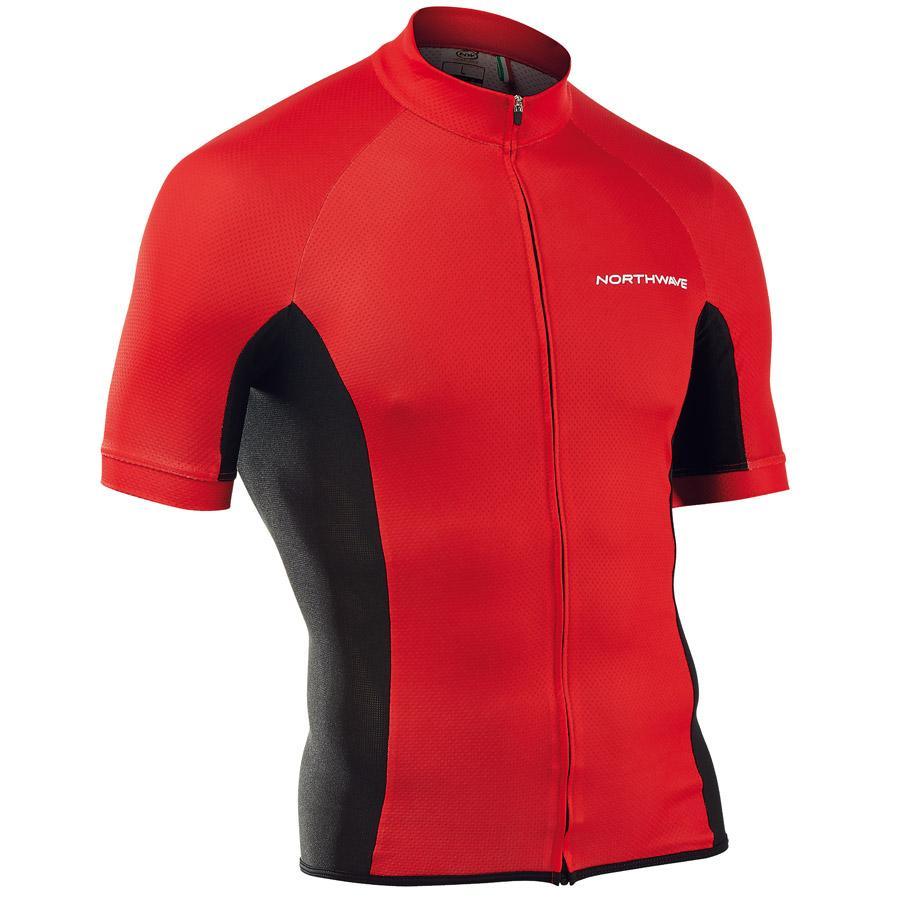 Northwave Force Mens Cycling Jersey (Red) | Cycling Gears Hub