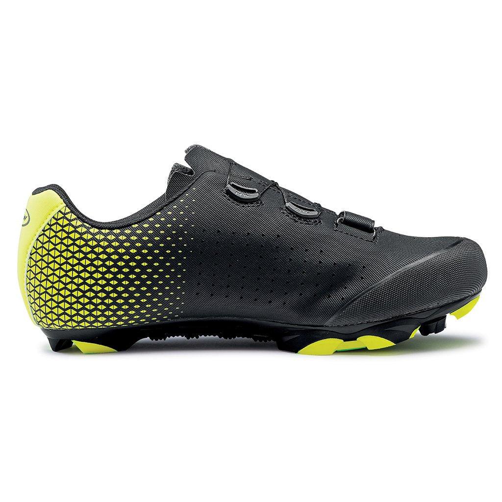 Northwave Origin Plus 2 MTB Cycling Shoes (Black/Yellow Fluo) | Cycling Gears Hub
