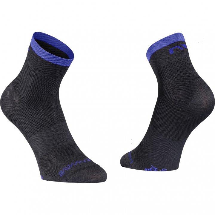 Northwave Origin Unisex Cycling Socks (Black/Blue) | Cycling Gears Hub - Cycling Gears Hub
