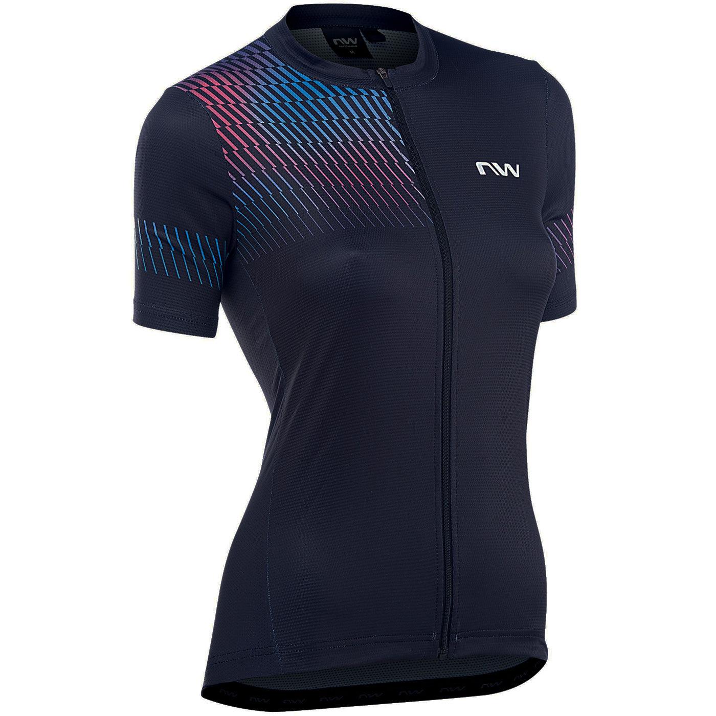 Northwave Origin Women's Cycling Jersey (Black/Iridescent) | Cycling Gears Hub