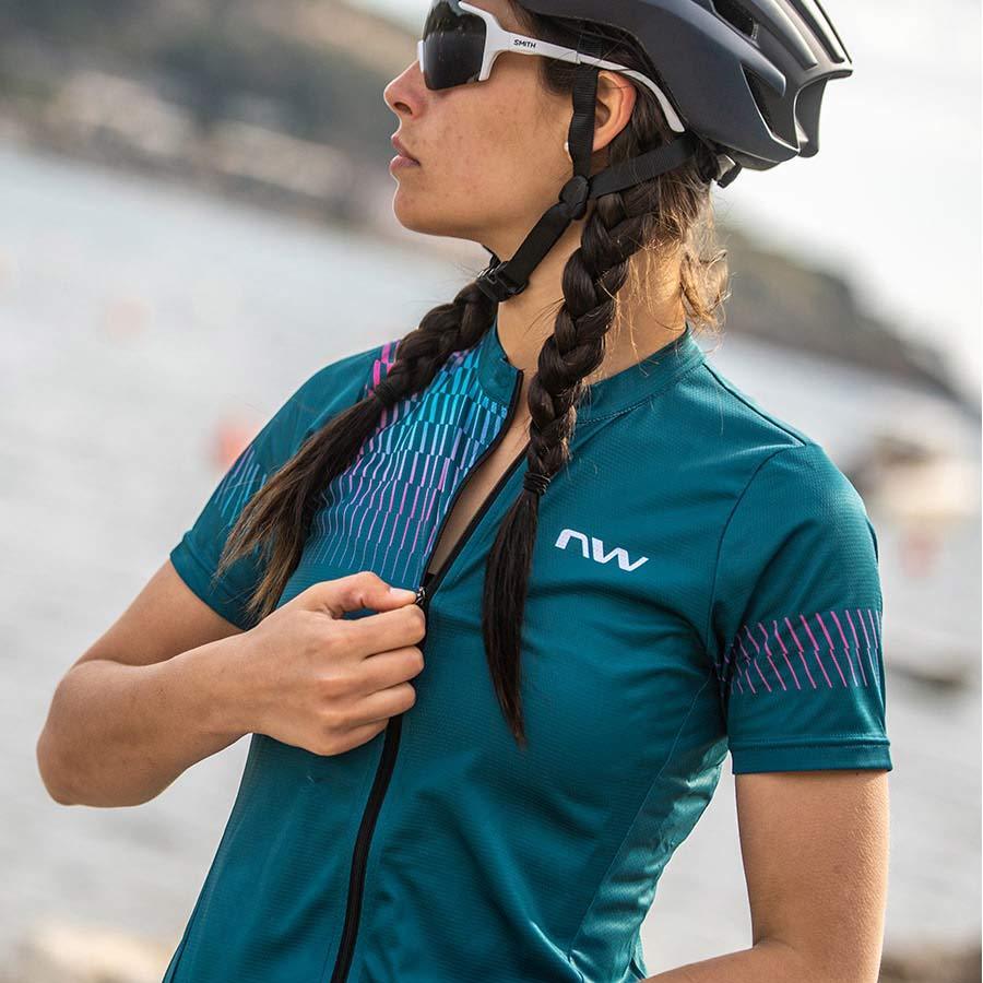 Northwave Origin Womens Cycling Jersey (Blue) | Cycling Gears Hub