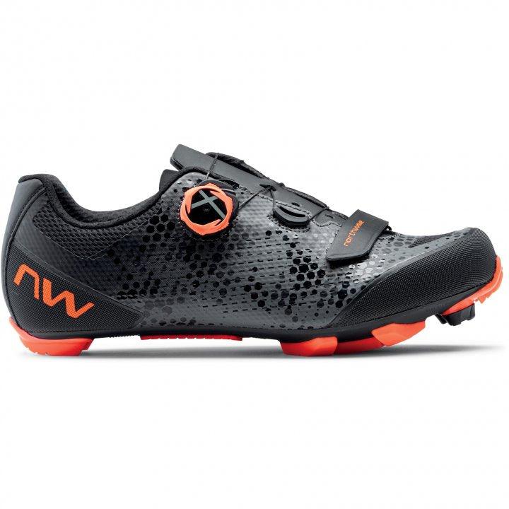 Northwave Razer 2 MTB Cycling Shoes (Anthra/Orange) | Cycling Gears Hub