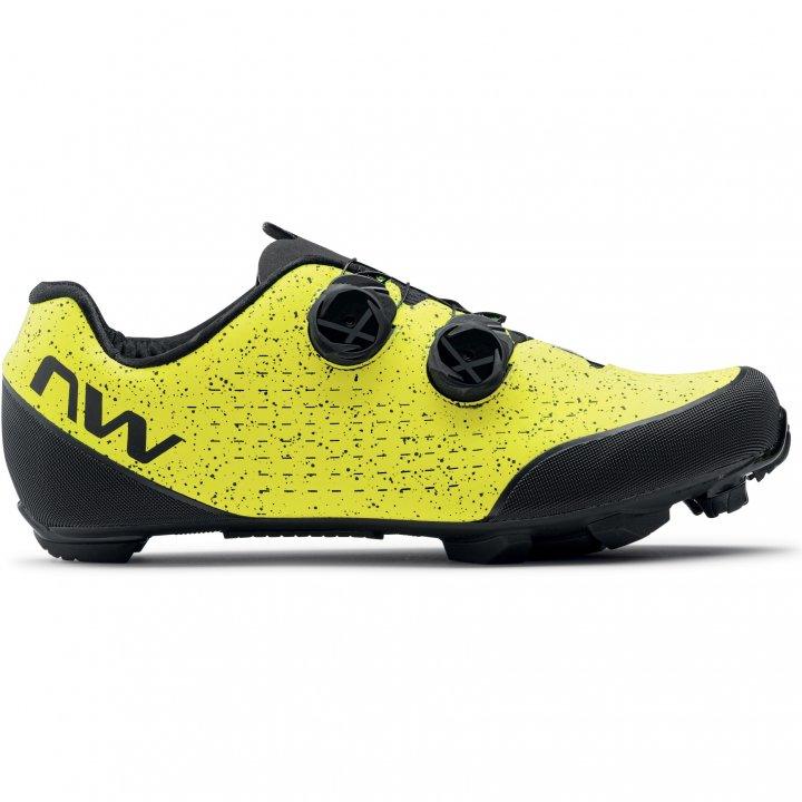 Northwave Rebel 3 MTB Cycling Shoes (Yellow Fluo/Black) | Cycling Gears Hub