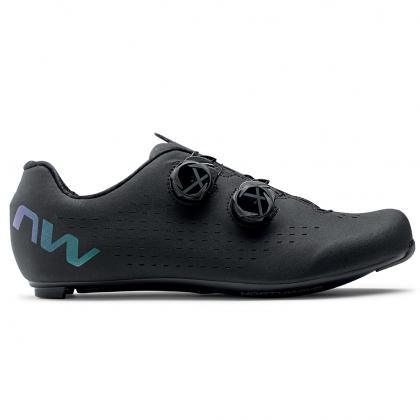 Northwave Revolution 3 Road Cycling Shoes (Black/Iridescent) | Cycling Gears Hub