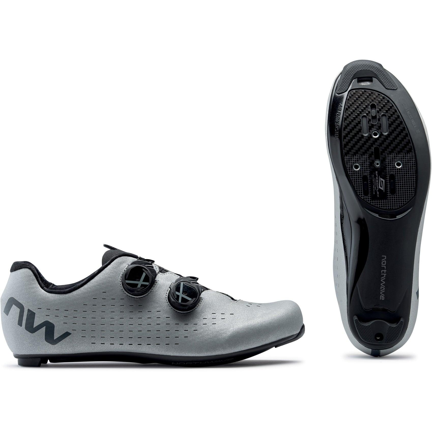 Northwave Revolution 3 Road Cycling Shoes (Silver) | Cycling Gears Hub