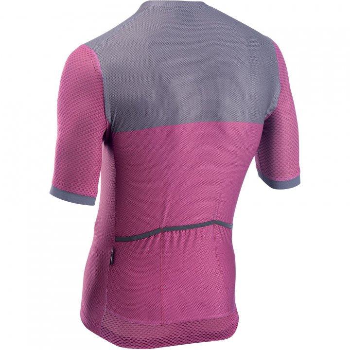 Northwave Storm Air Mens Cycling Jersey (Plum/Dark Grey) | Cycling Gears Hub