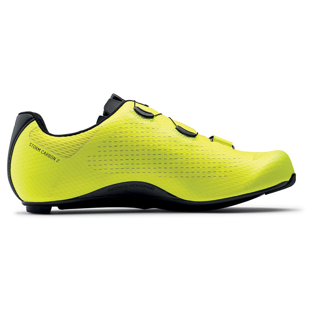 Northwave  Storm Carbon 2 Road Cycling Shoes (Yellow Fluo/ Black) | Cycling Gears Hub