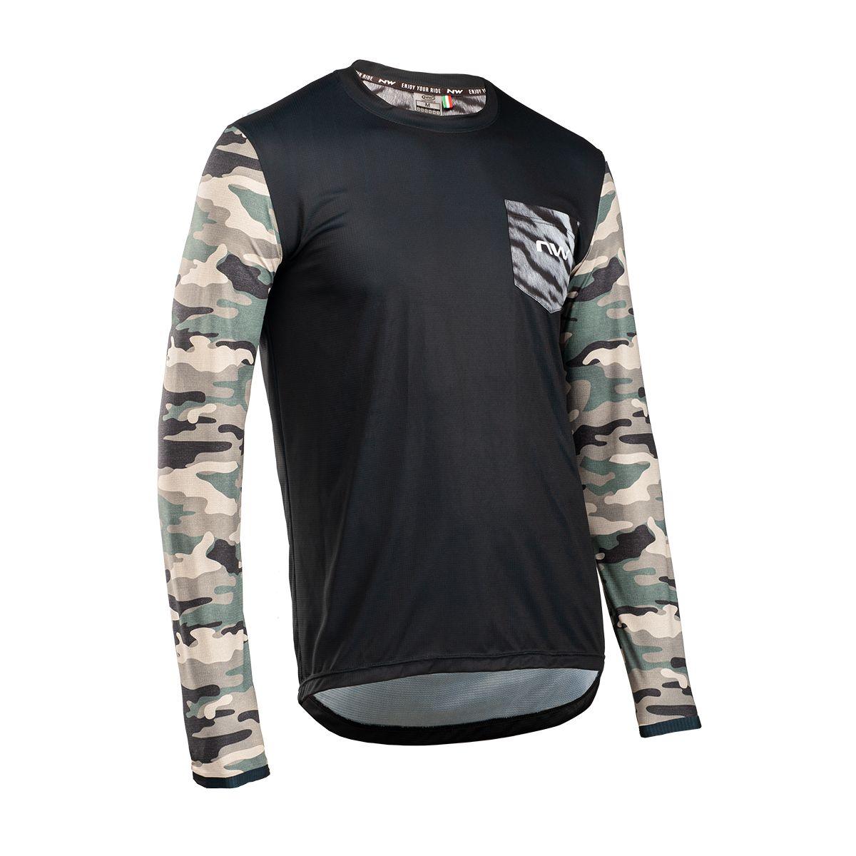 Northwave Wild Mens Cycling Jersey (Black) | Cycling Gears Hub