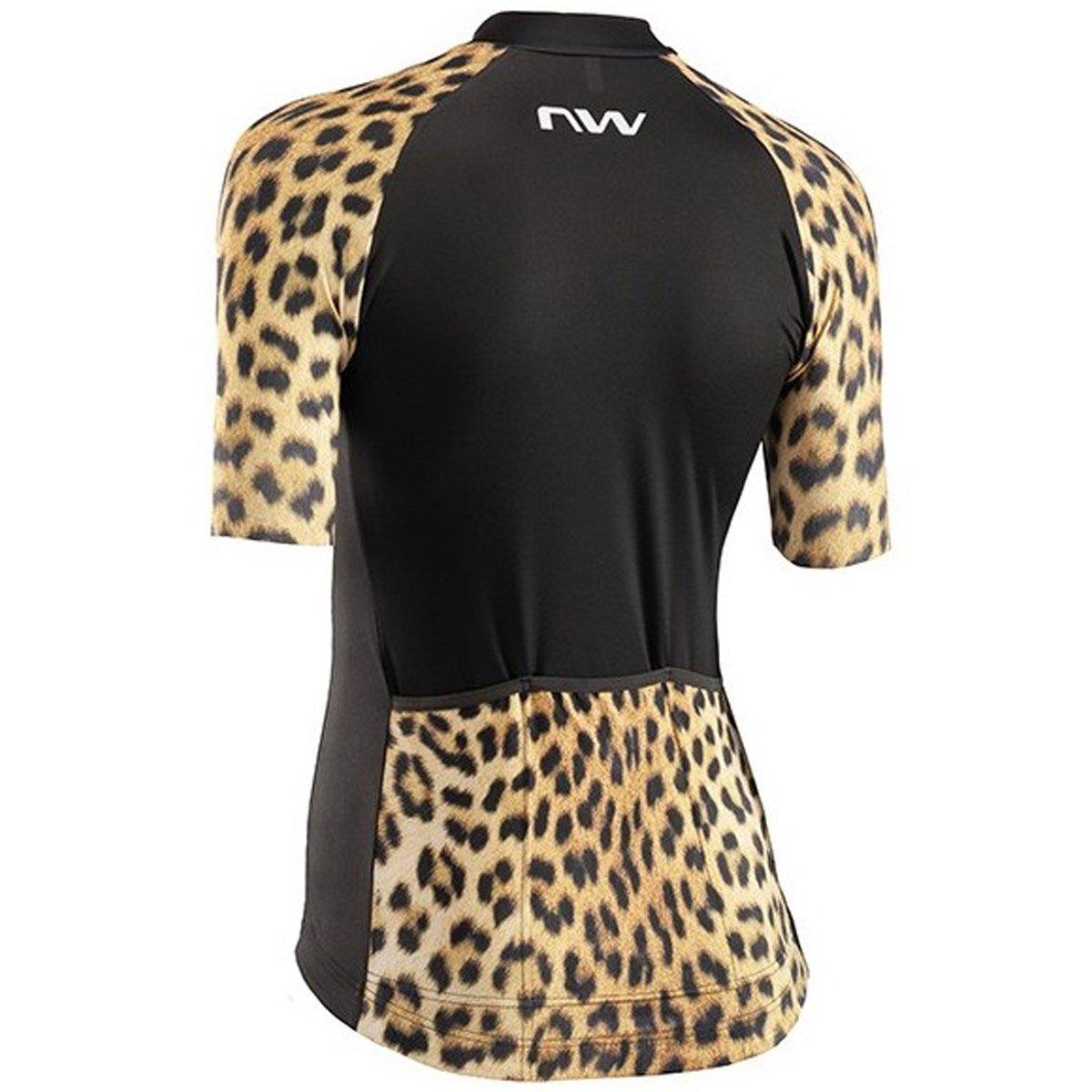 Northwave Wild Women's Cycling Jersey (Leopard/Black) | Cycling Gears Hub
