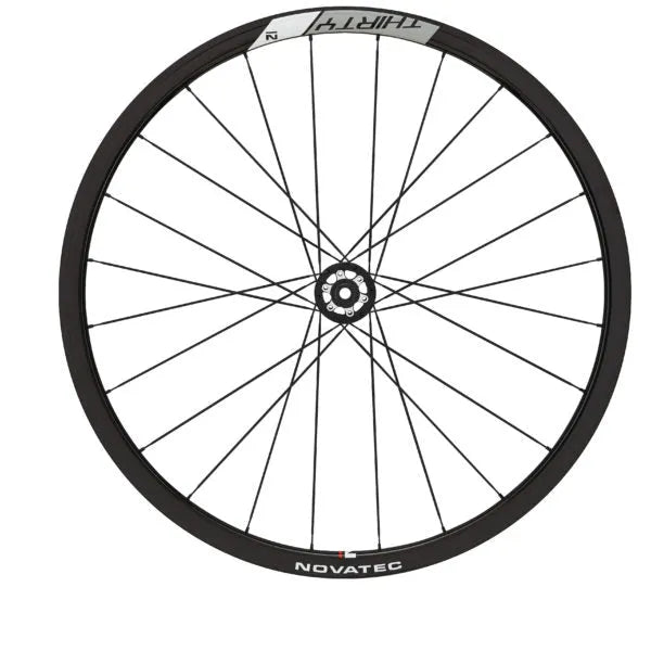 Novatec 30 Aluminium Tubeless Ready Disc Brake Wheel - Shimano/Sram (Black) | Cycling Gears Hub - Cycling Gears Hub