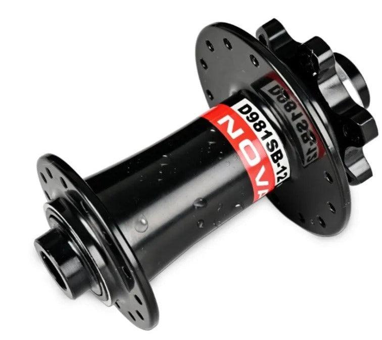 Novatec D981SB - 12 Disc Brake Front Hub (Black) | Cycling Gears Hub - Cycling Gears Hub