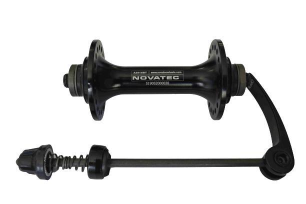 Novatec S - Elite Rim Brake Front Hub (Ano Black) | Cycling Gears Hub - Cycling Gears Hub
