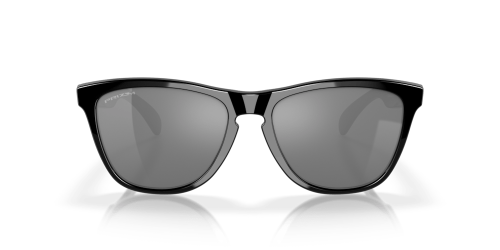 Oakaley sunglass Frogskins prizm black Lenses with polished black Frame - Cycling Gears Hub