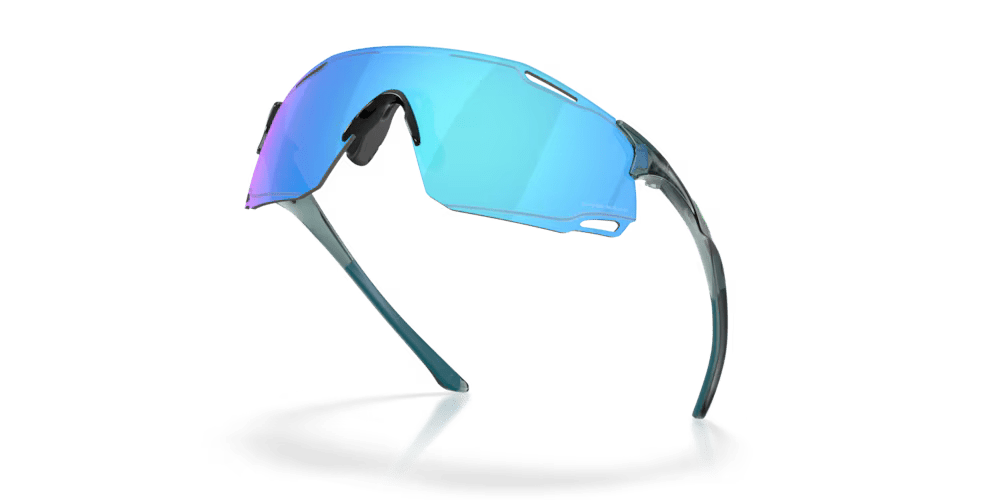 Oakley Cybr Dyno Sunglasses (Polished Black/Prizm Sapphire) | Cycling Gears Hub - Cycling Gears Hub