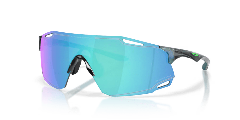 Oakley Cybr Dyno Sunglasses (Polished Black/Prizm Sapphire) | Cycling Gears Hub - Cycling Gears Hub