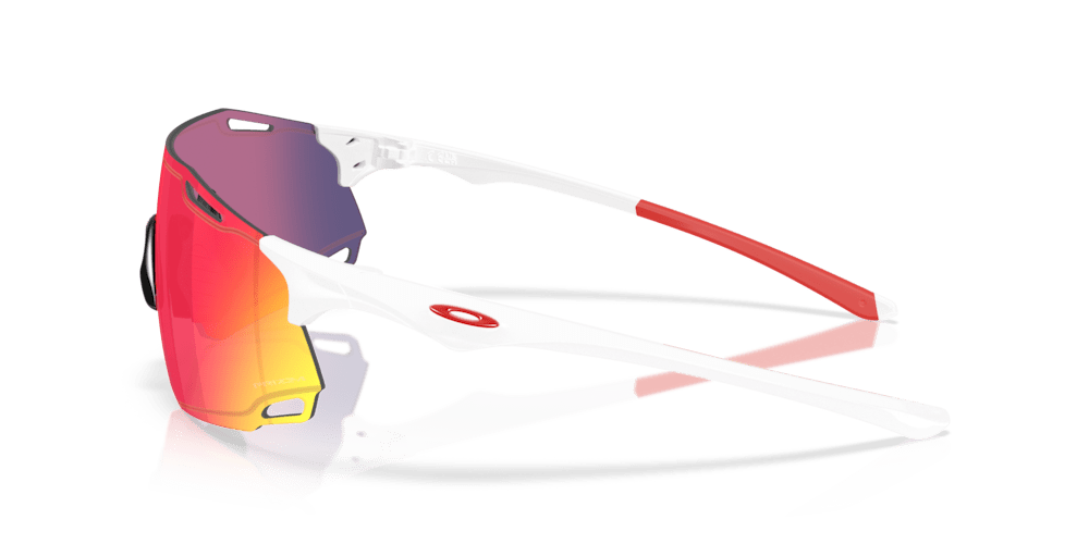 Oakley Cybr Dyno Sunglasses (Polished White/Prizm Road) | Cycling Gears Hub - Cycling Gears Hub