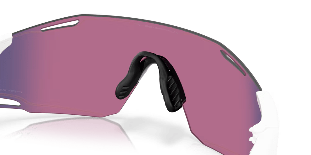 Oakley Cybr Dyno Sunglasses (Polished White/Prizm Road) | Cycling Gears Hub - Cycling Gears Hub