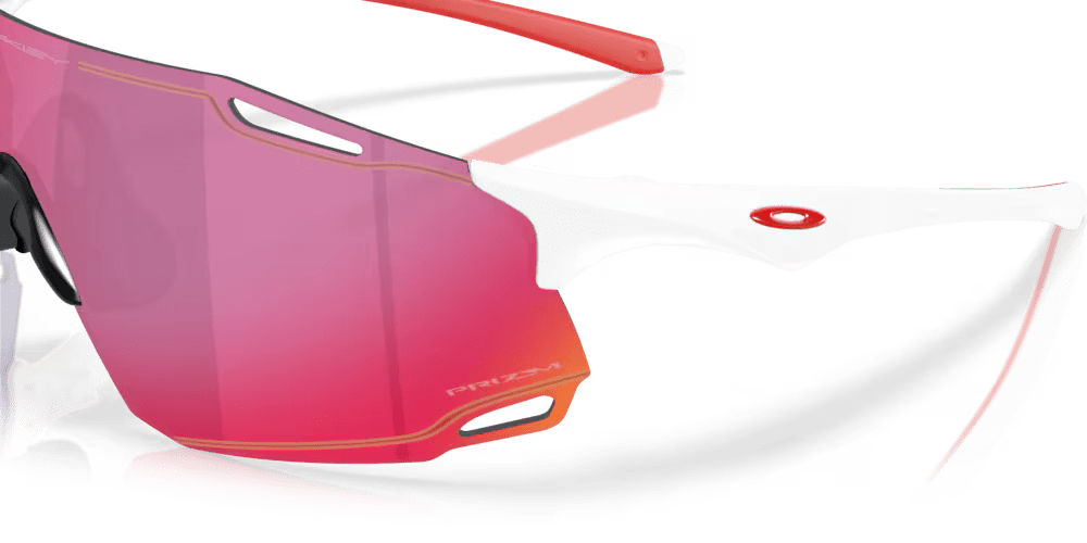 Oakley Cybr Dyno Sunglasses (Polished White/Prizm Road) | Cycling Gears Hub - Cycling Gears Hub