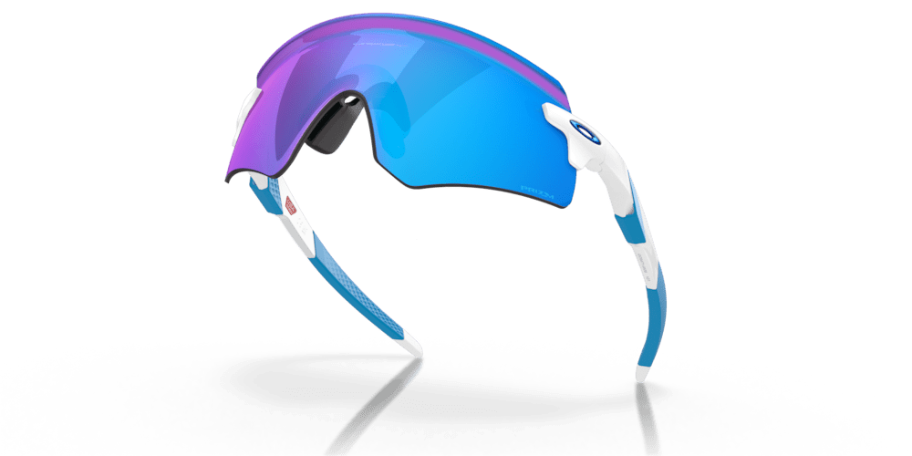Oakley Encoder (Prizm Sapphire Lenses, Polished White Frame) | Cycling Gears Hub - Cycling Gears Hub