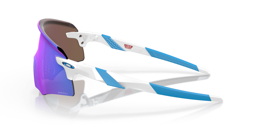 Oakley Encoder (Prizm Sapphire Lenses, Polished White Frame) | Cycling Gears Hub - Cycling Gears Hub