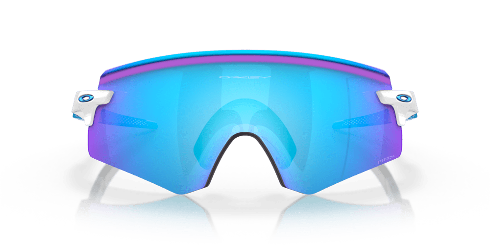 Oakley Encoder (Prizm Sapphire Lenses, Polished White Frame) | Cycling Gears Hub - Cycling Gears Hub