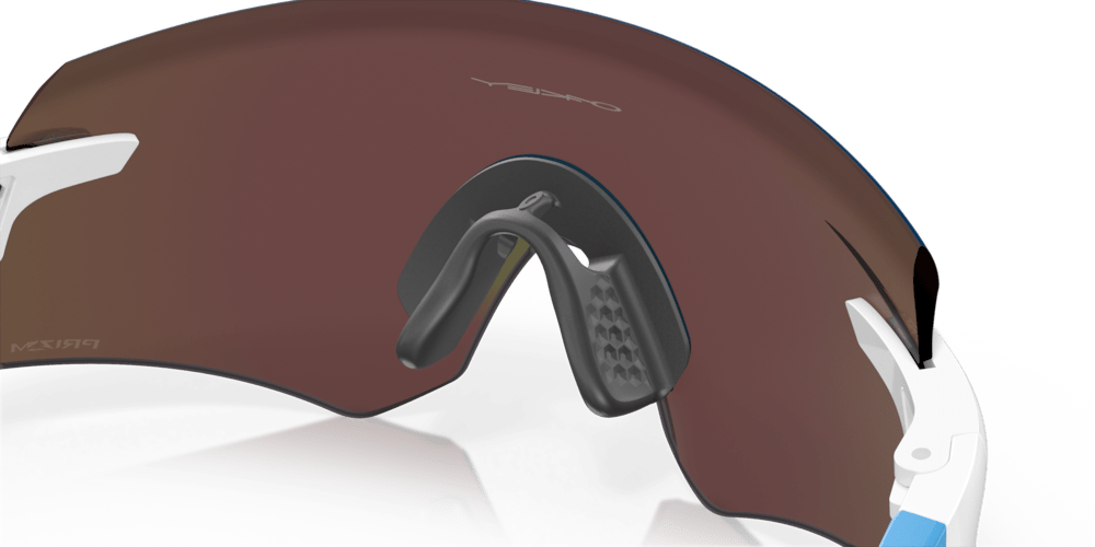 Oakley Encoder (Prizm Sapphire Lenses, Polished White Frame) | Cycling Gears Hub - Cycling Gears Hub