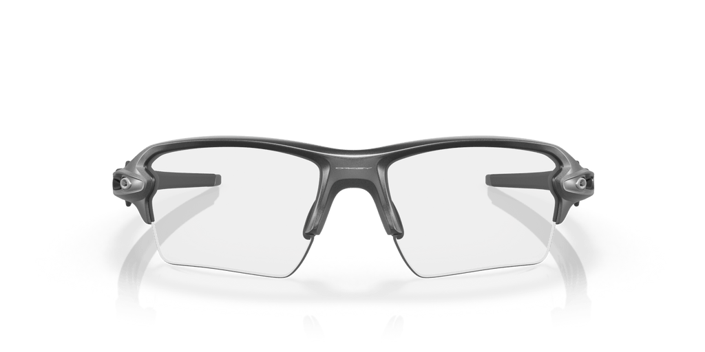 Oakley Flak 2.0 XL Clear To Black Iridium Photochromic Lenses Steel Frame - Cycling Gears Hub