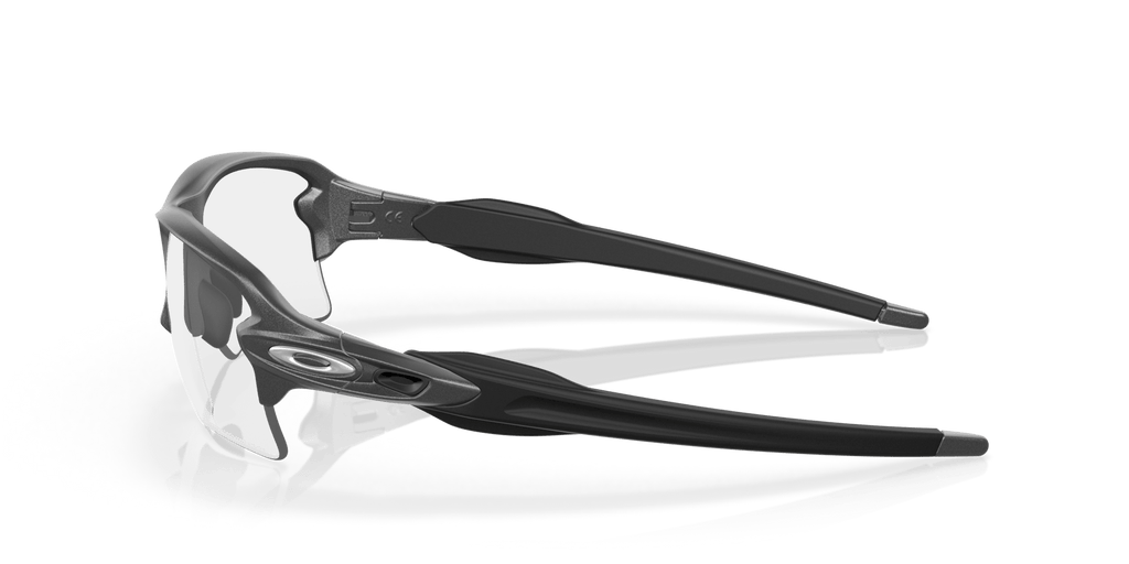 Oakley Flak 2.0 XL Clear To Black Iridium Photochromic Lenses Steel Frame - Cycling Gears Hub