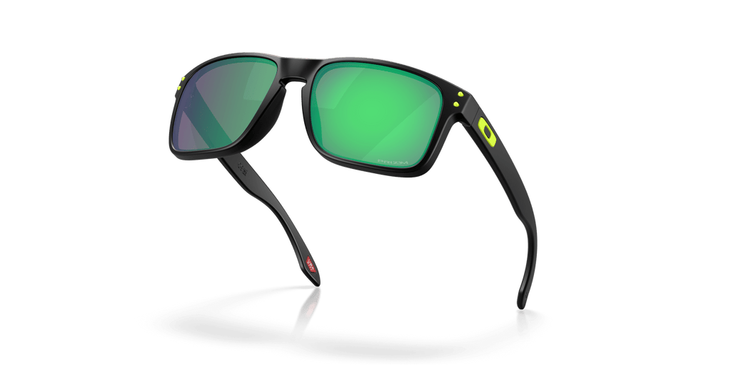 Oakley Holbrook Matte Black Prizm Road Jade Lenses, with matte black Frame - Cycling Gears Hub