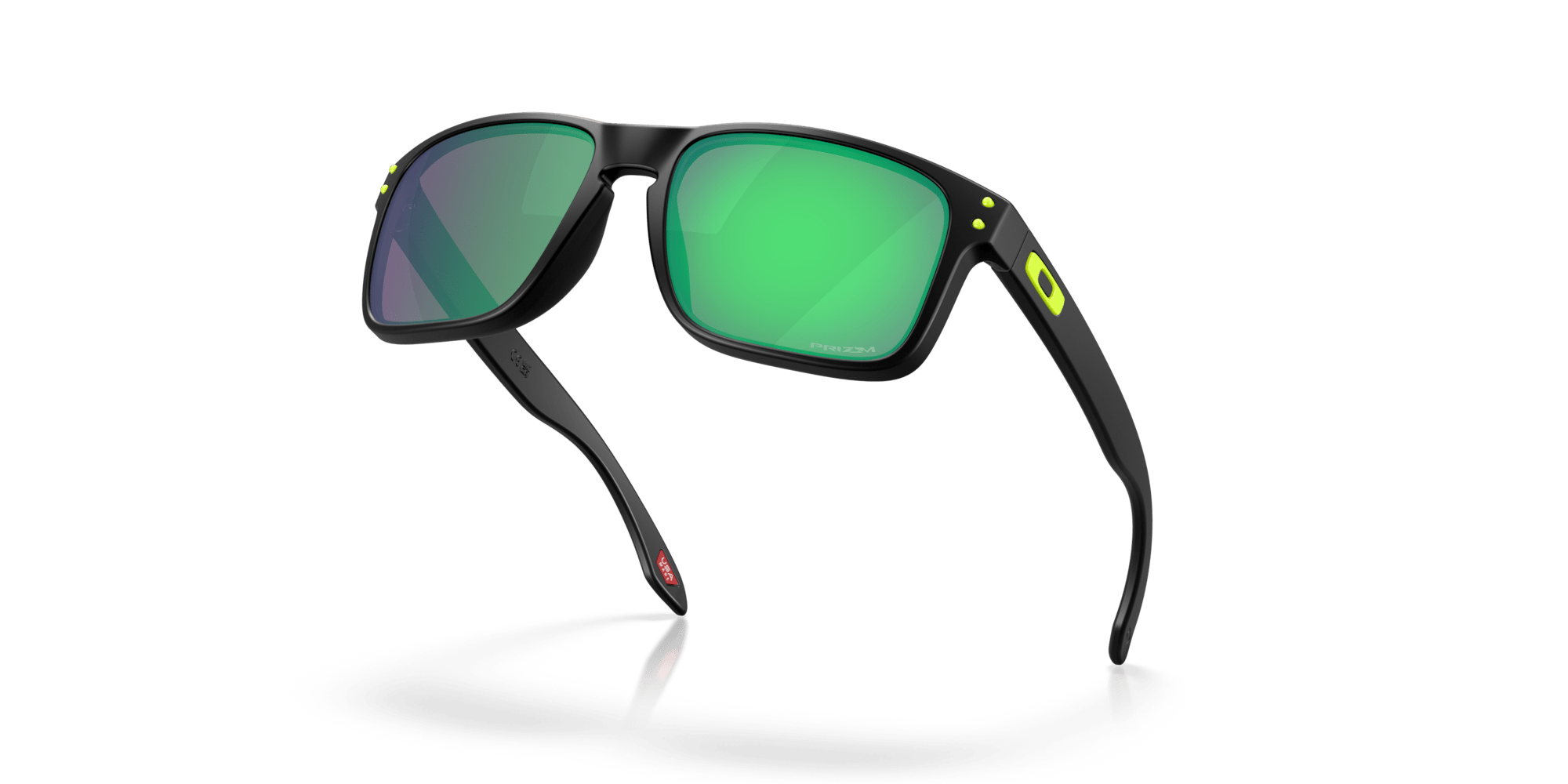 Oakley Holbrook Matte Black Prizm Road Jade Lenses, with matte black Frame - Cycling Gears Hub