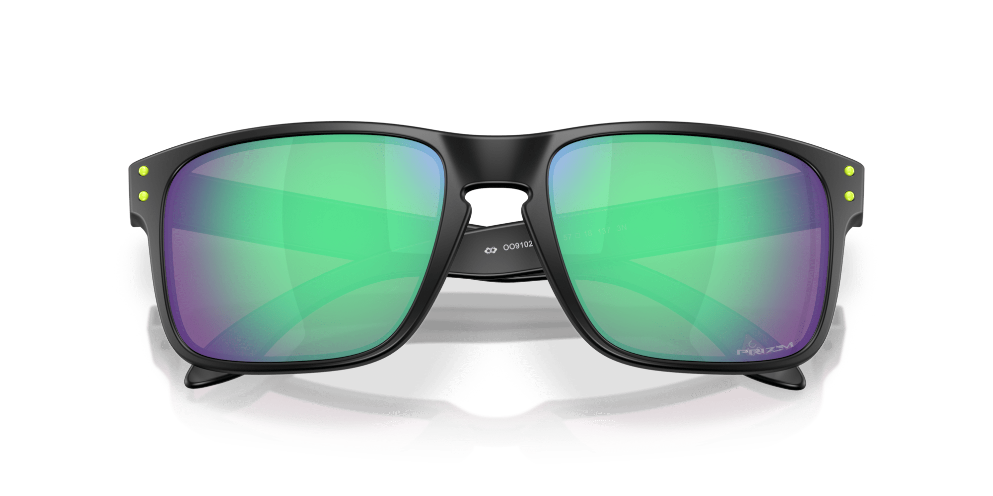 Oakley Holbrook Matte Black Prizm Road Jade Lenses, with matte black Frame - Cycling Gears Hub