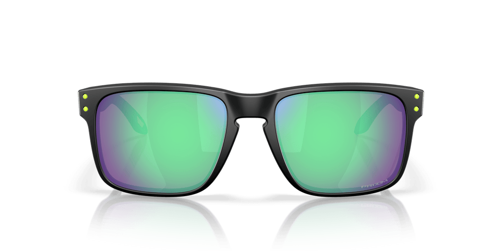 Oakley Holbrook Matte Black Prizm Road Jade Lenses, with matte black Frame - Cycling Gears Hub