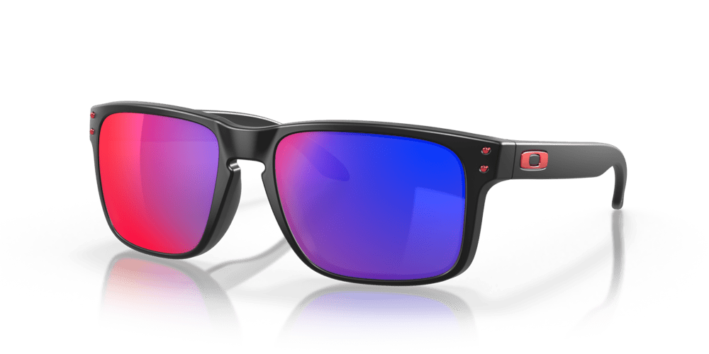 Oakley Holbrook™ Sunglass red iridium Lenses with matte black Frame - Cycling Gears Hub