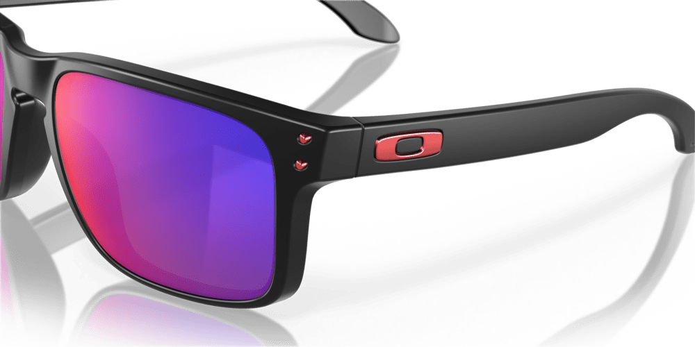 Oakley Holbrook™ Sunglass red iridium Lenses with matte black Frame - Cycling Gears Hub