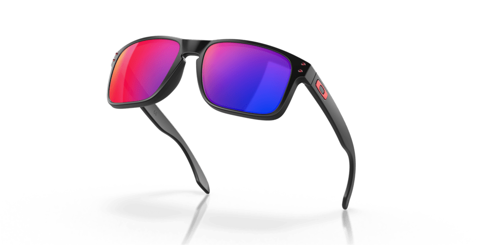 Oakley Holbrook™ Sunglass red iridium Lenses with matte black Frame - Cycling Gears Hub