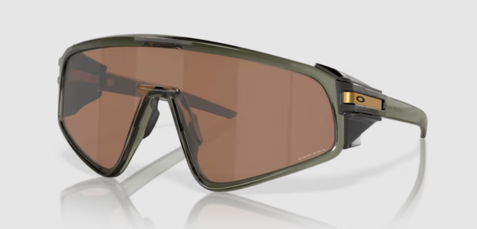 Oakley Latch Panel Olive Ink with Prizm Tungsten Lenses - Cycling Gears Hub