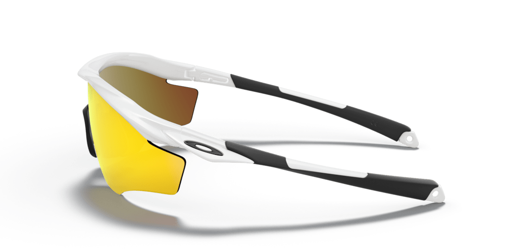 Oakley M2 Frame XL Sport Sunglasses (Fire Iridium/Polished White) | Cycling Gears Hub - Cycling Gears Hub