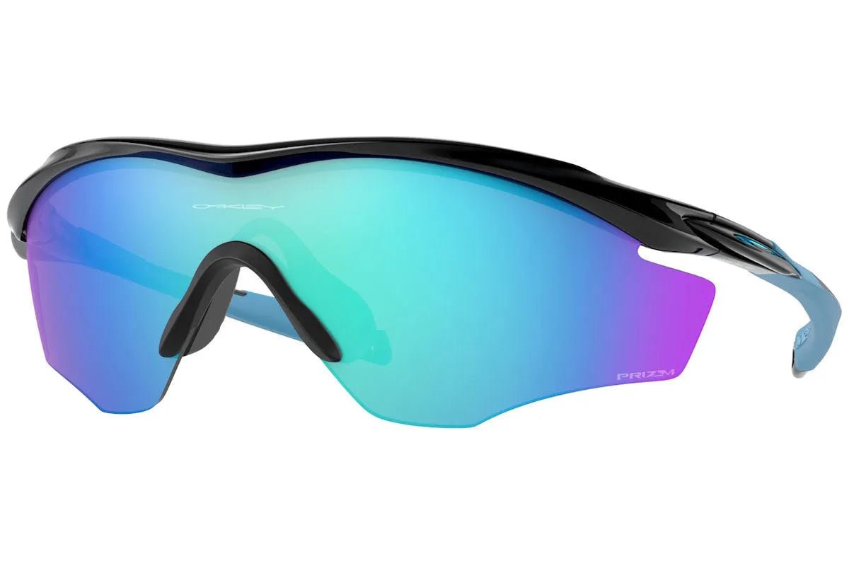 Oakley M2 Frame XL Sport Sunglasses (Prizm Sapphire/Polished Black) | Cycling Gears Hub - Cycling Gears Hub