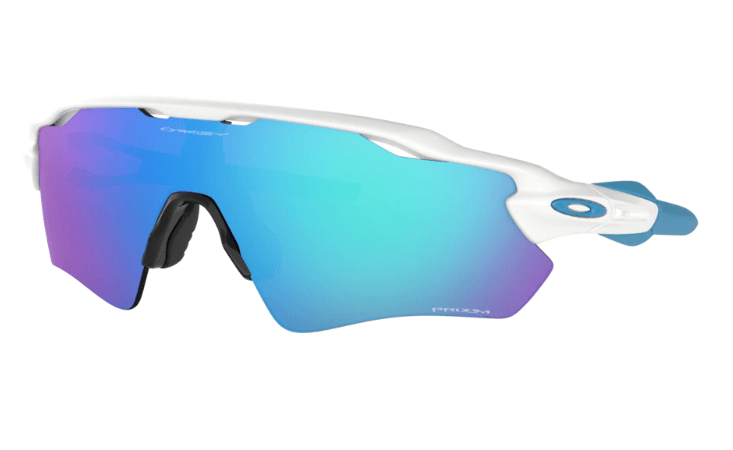Oakley Radar EV Path Sport Sunglasses (Prizm Sapphire/Polished White) | Cycling Gears Hub - Cycling Gears Hub