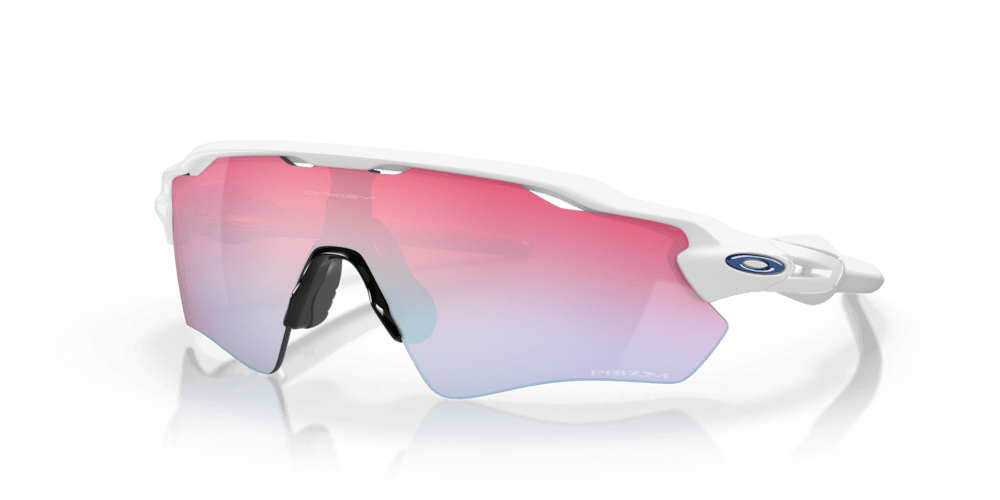 Oakley Radar EV Path Sport Sunglasses (Prizm Snow Sapphire/Polished White) | Cycling Gears Hub - Cycling Gears Hub